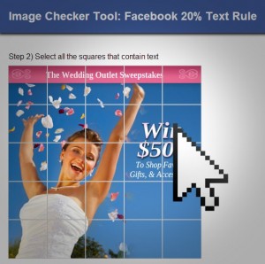 Facebook 20% Text Image Checker